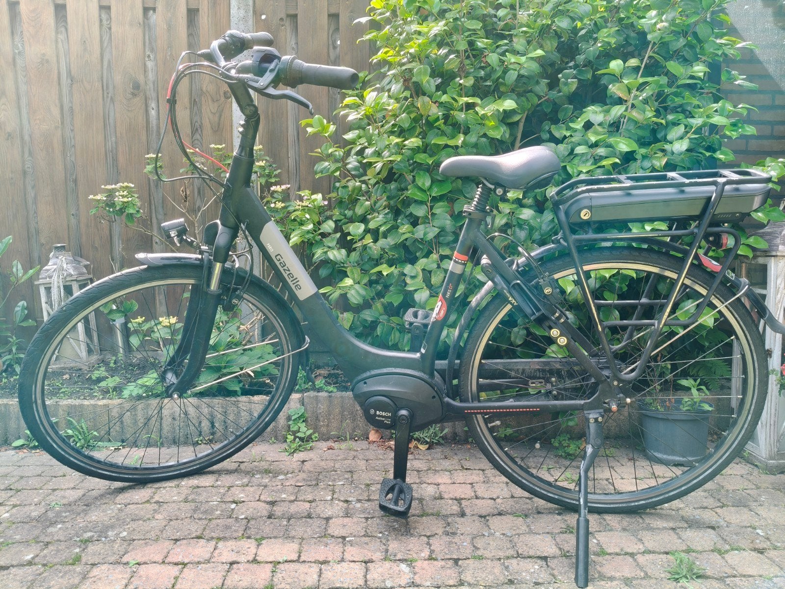 Gazelle Paris C7+ HMB E-bike / maat 57 L / nieuwe 500Wh accu, Ophalen, Gebruikt, 50 km per accu of meer, 55 tot 59 cm