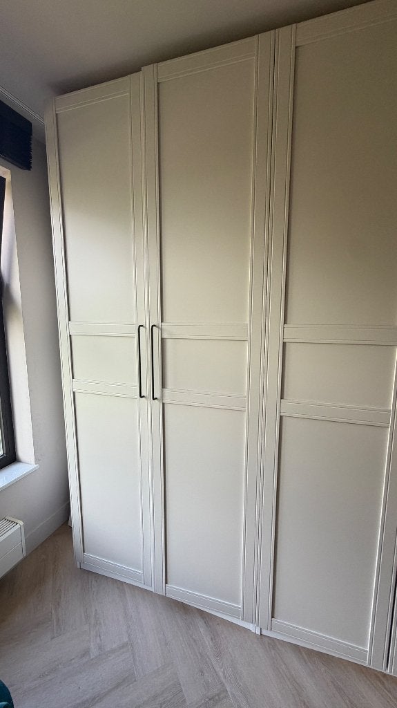 IKEA PAX kledingkast – wit – 2-deurs, Ophalen, Gebruikt, 200 cm of meer, 50 tot 100 cm