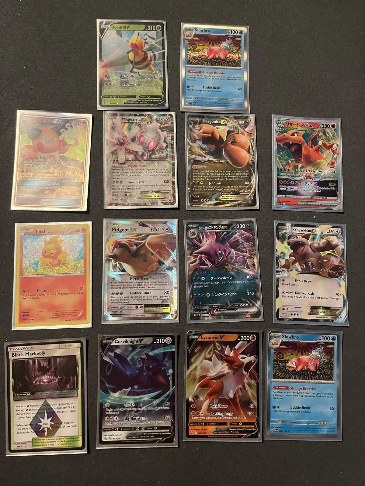 Pokémon Kaarten Collectie - Diverse Zeldzame Kaarten, Ophalen of Verzenden, Zo goed als nieuw, Meerdere kaarten, Foil