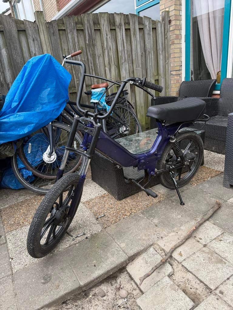 Tomos rollend frame geldig blauwe plaat, Ophalen, Zo goed als nieuw