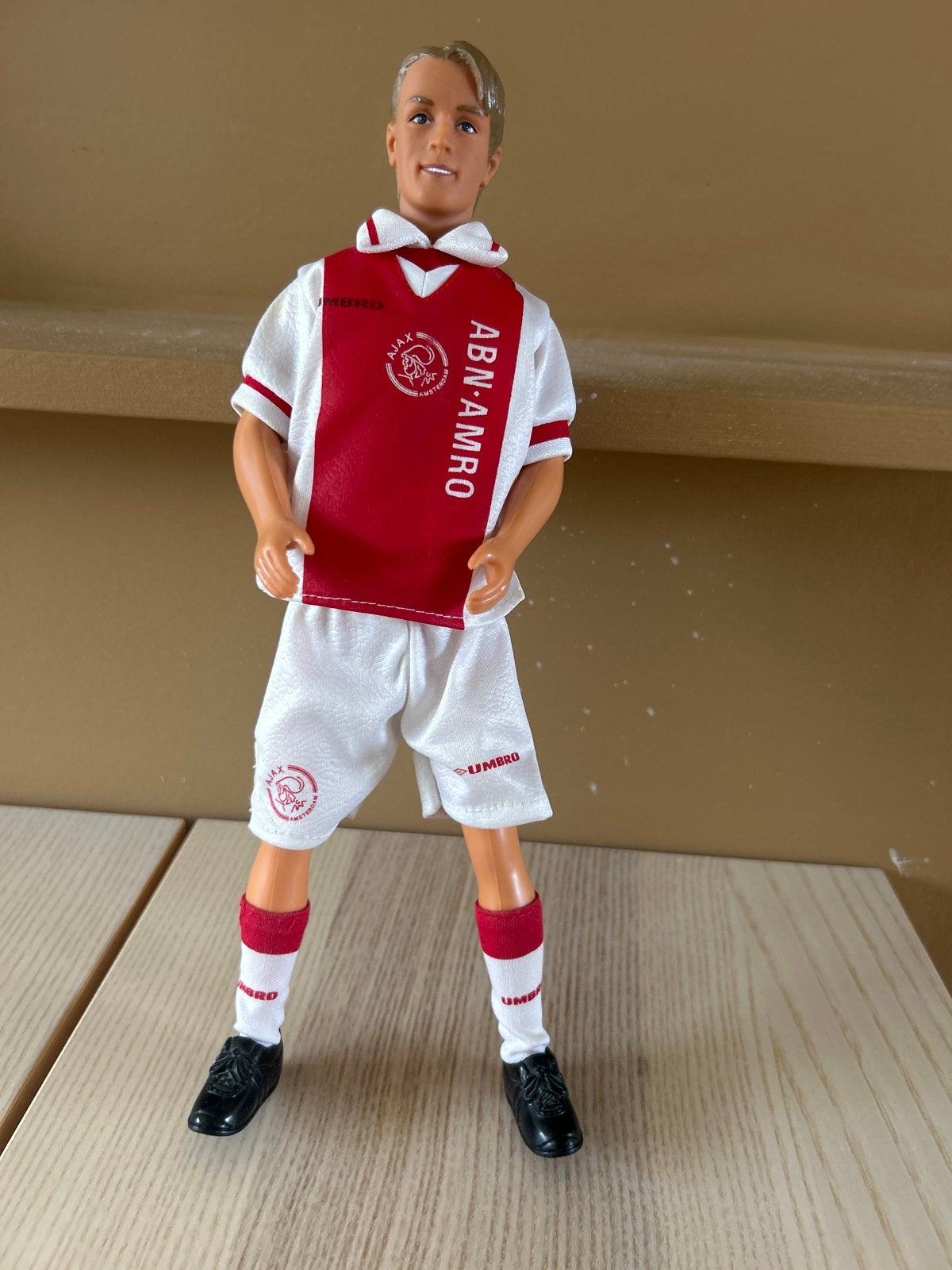 Ajax Voetbalpop - Richard Witschge, Verzamelen, Sportartikelen en Voetbal, Verzenden, Zo goed als nieuw, Ajax, Shirt