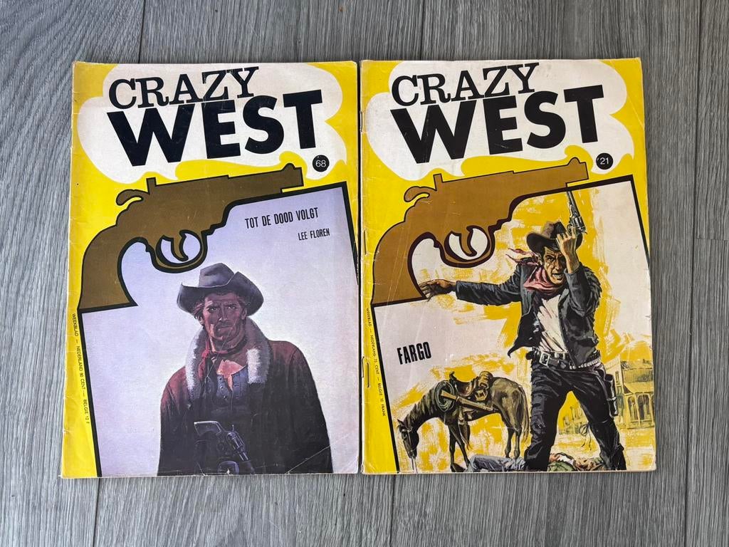 Crazy West, Ophalen of Verzenden, Gelezen, Overige typen