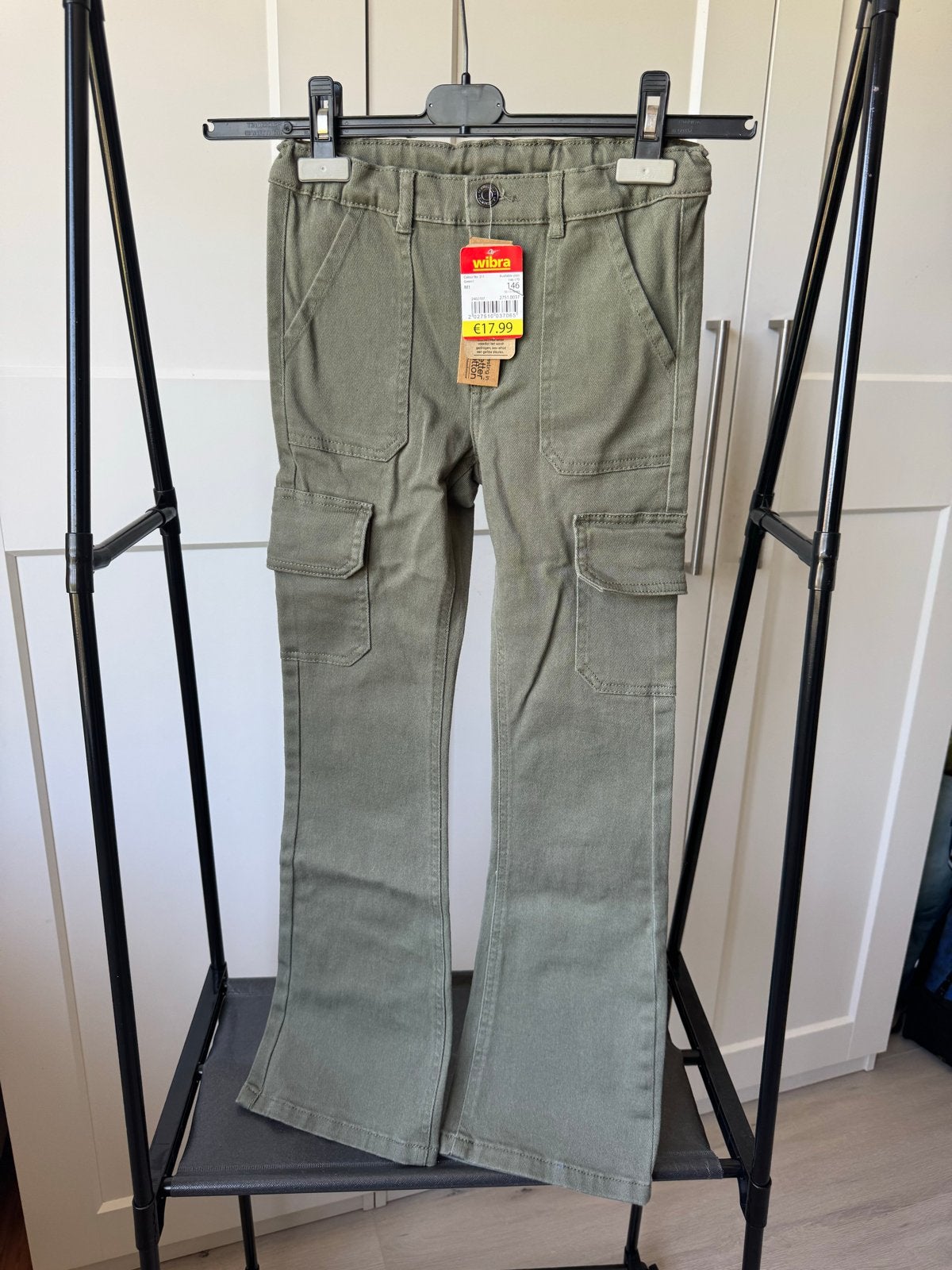 Nieuw! Cargo Broek khaki maat 146, Ophalen of Verzenden, Nieuw, Jongen of Meisje, Broek