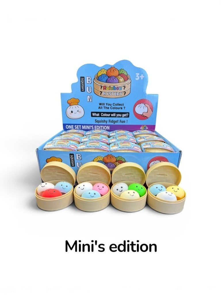 Dumpling squishy mini small, 3 stuks in 1 bakje, Ophalen of Verzenden, Nieuw