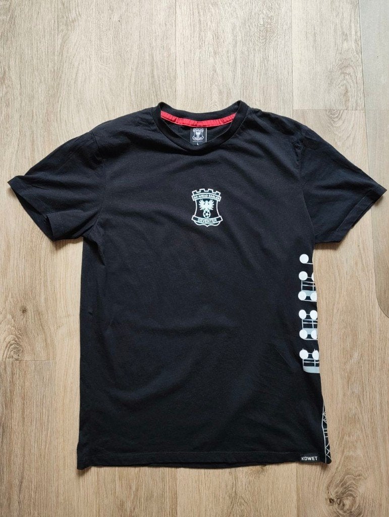 Go Ahead Eagles T-shirt - Zwart - Maat L - Kowet, Maat L, Ophalen of Verzenden, Zo goed als nieuw, Shirt