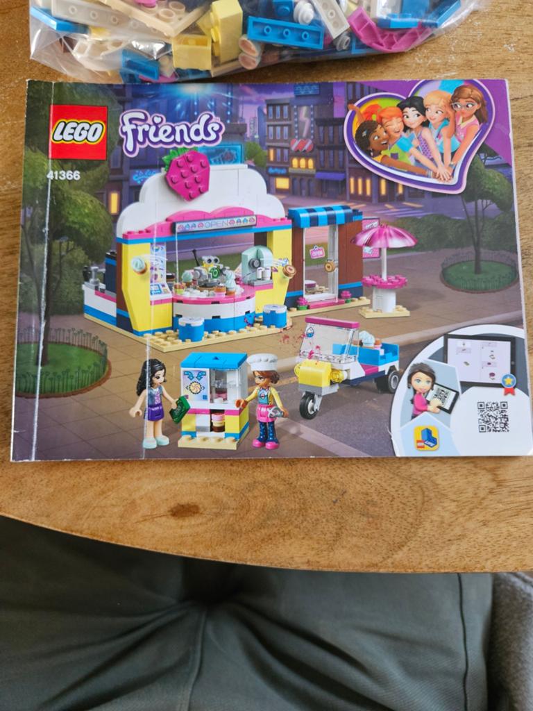 Lego Friends 41366 Olivia's cupcake café - Complete set, Gebruikt, Lego, Friends, Ophalen of Verzenden