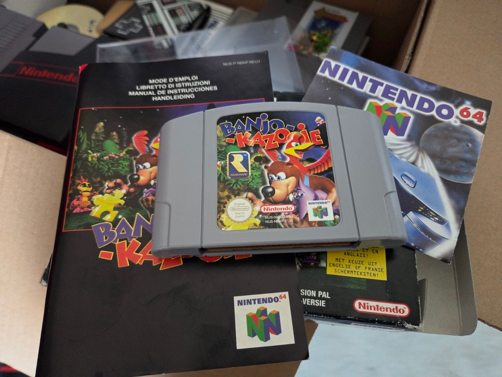 banjo kazooie n64 boxed, 1 speler, Zo goed als nieuw, Vanaf 3 jaar, Ophalen