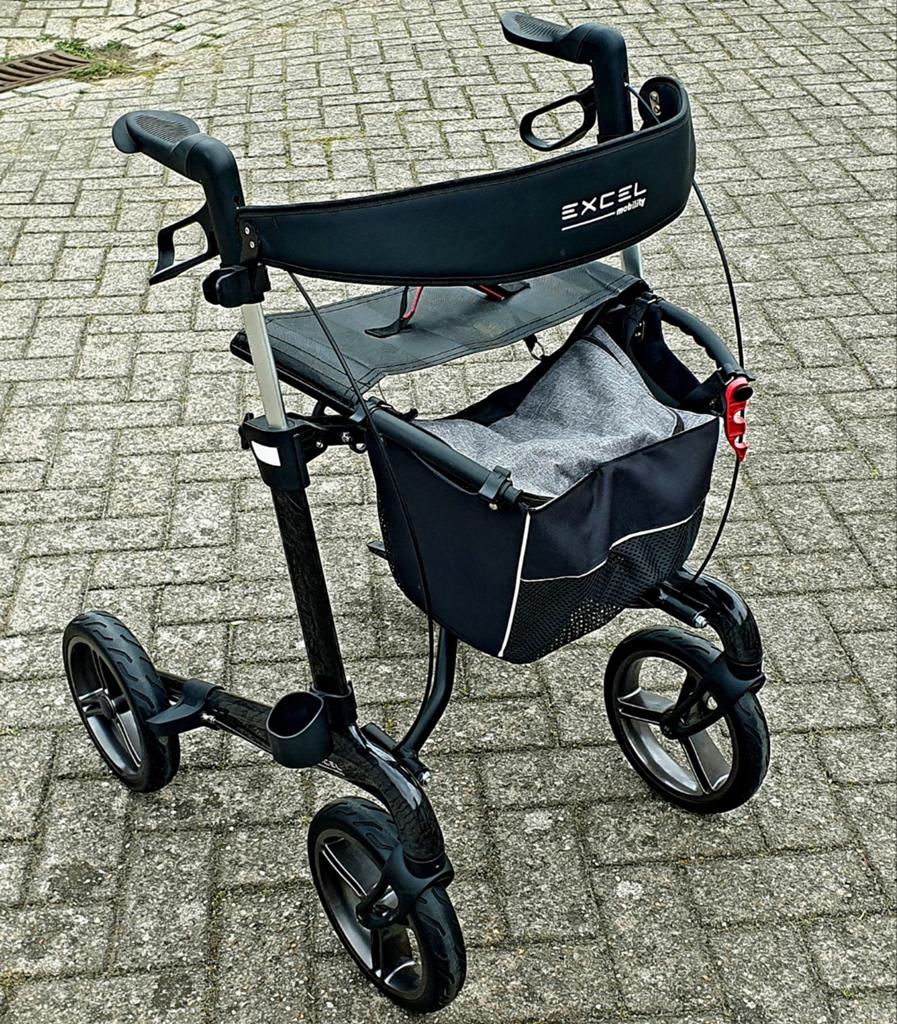 Lichtgewicht rollator Excel Esprit Carbon NIEUW, Diversen, Lichtgewicht, Excel Esprit, Excel Esprit, Nieuw