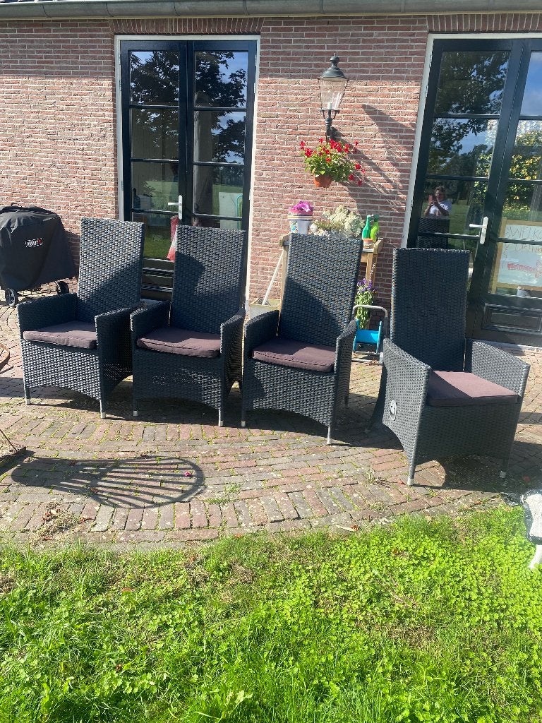Tuinstoelen SenS - Line 3 stuks verstelbaar, Ophalen, Gebruikt, Kunststof, Verstelbaar