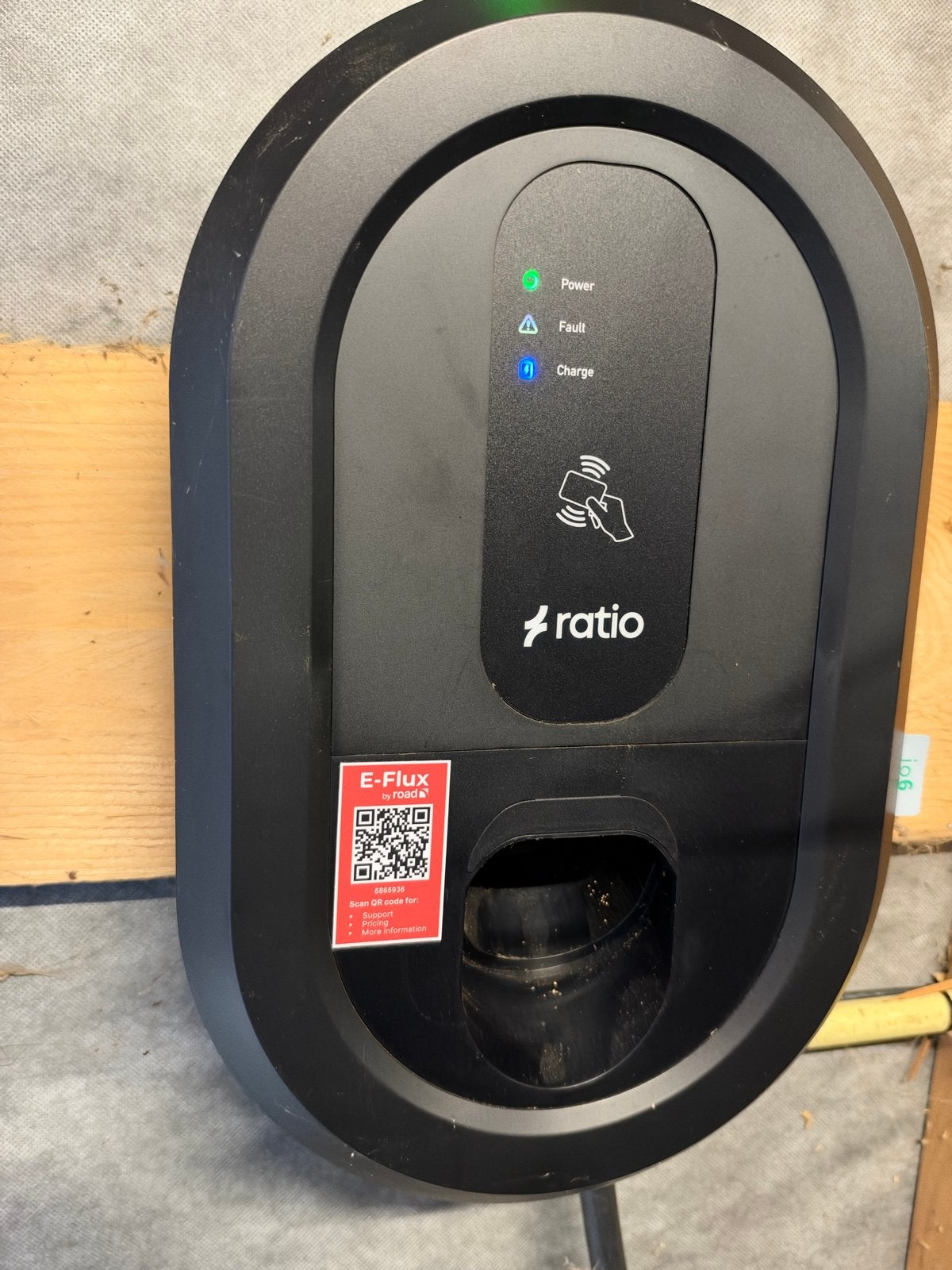 Ratio IO6 Laadpaal met Loadbalancer en 7,5m kabel, Auto diversen, Ophalen, Zo goed als nieuw, Laadpaal en Laadkabel