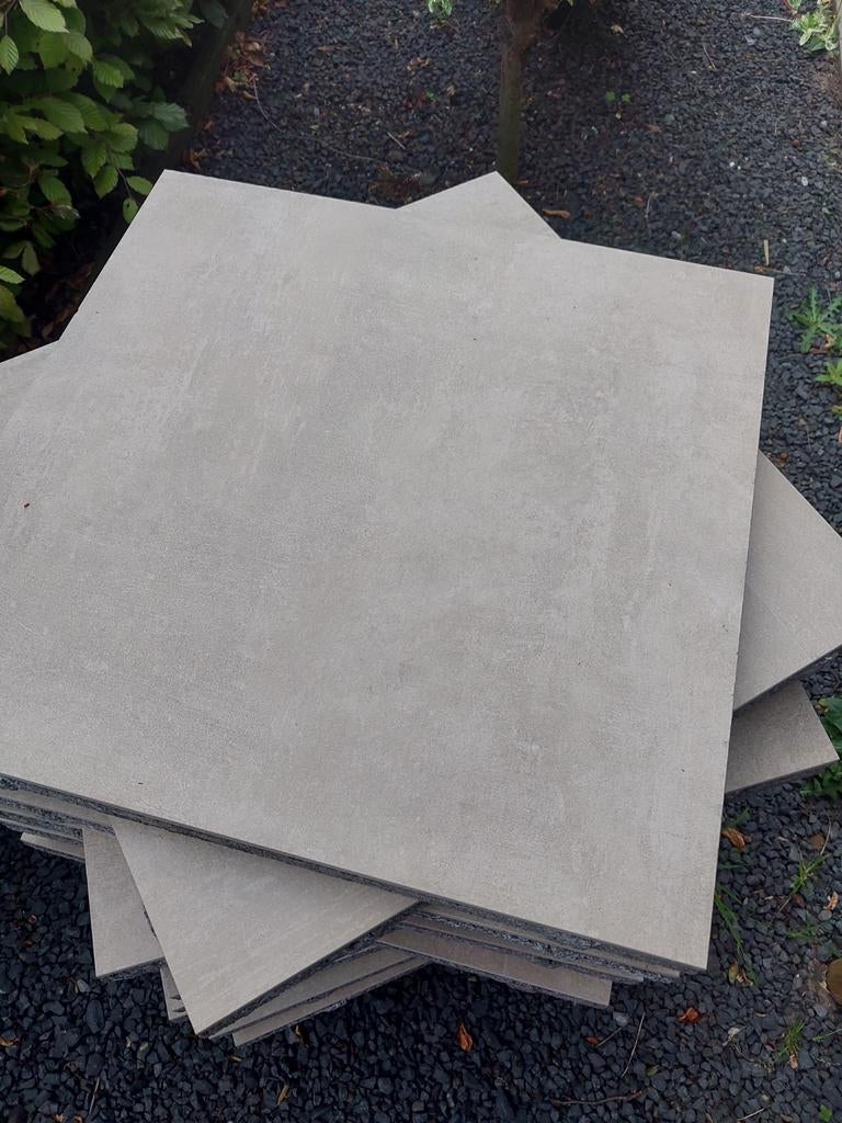 16 stuks Geoceramica Baltico Beige 60x60x4 nieuw!, Tuin en Terras, Tegels en Klinkers, Nieuw, Terrastegels, Keramiek, Ophalen of Verzenden