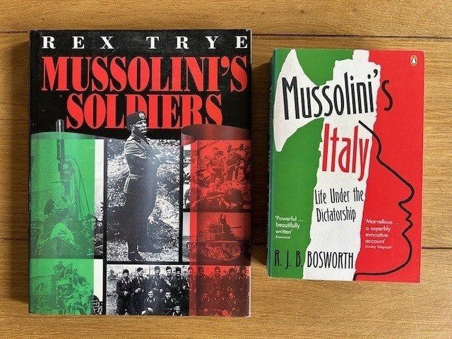 Boeken: Mussolini’s Soldiers & Italy, Ophalen of Verzenden, Overige soorten, Overige gebieden, Boek of Tijdschrift