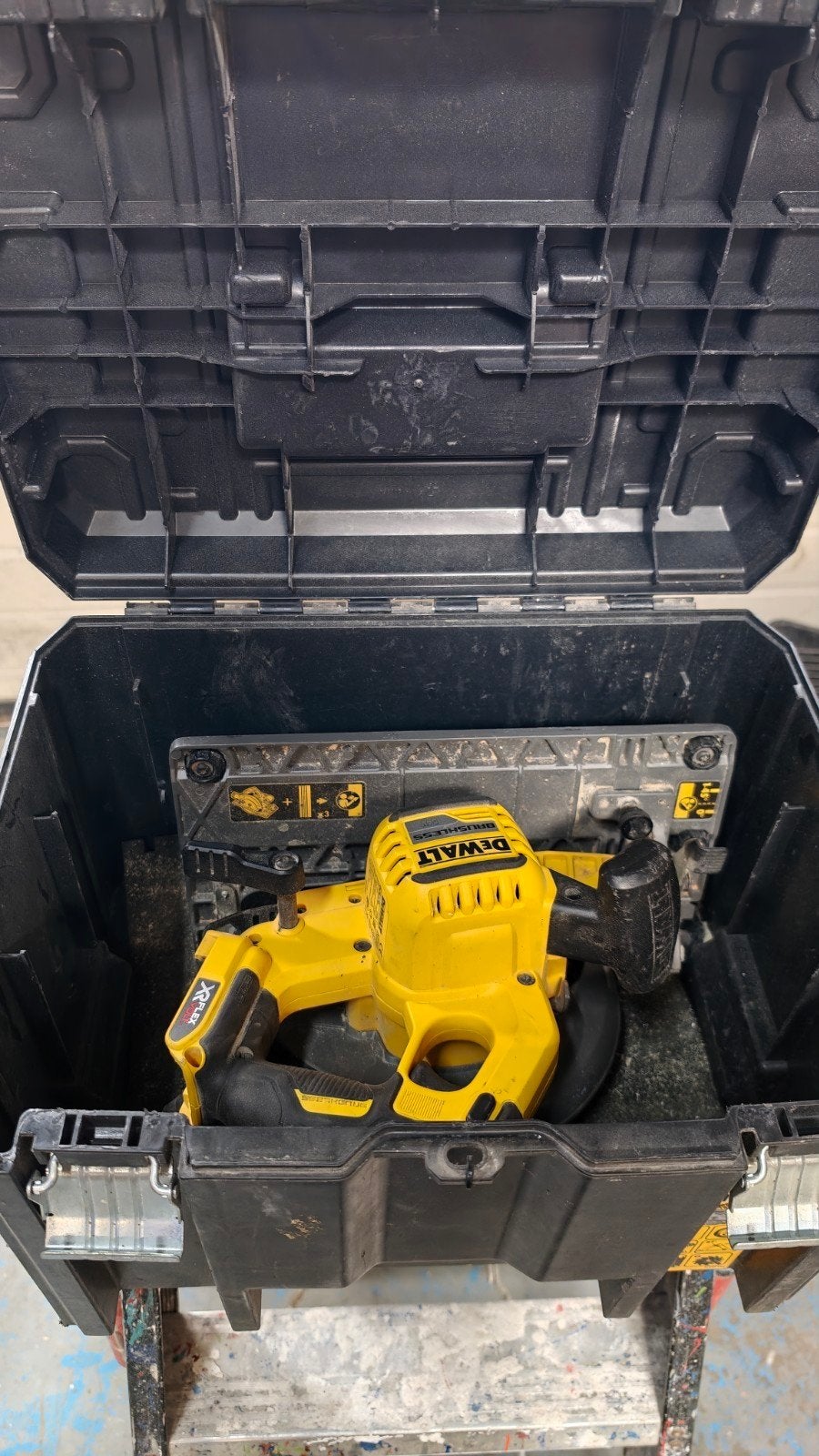 DeWalt Cirkelzaag in TSTAK Koffer - Zo goed als nieuw, Cirkelzaag, DeWalt, 600 tot 1200 watt, Ophalen of Verzenden