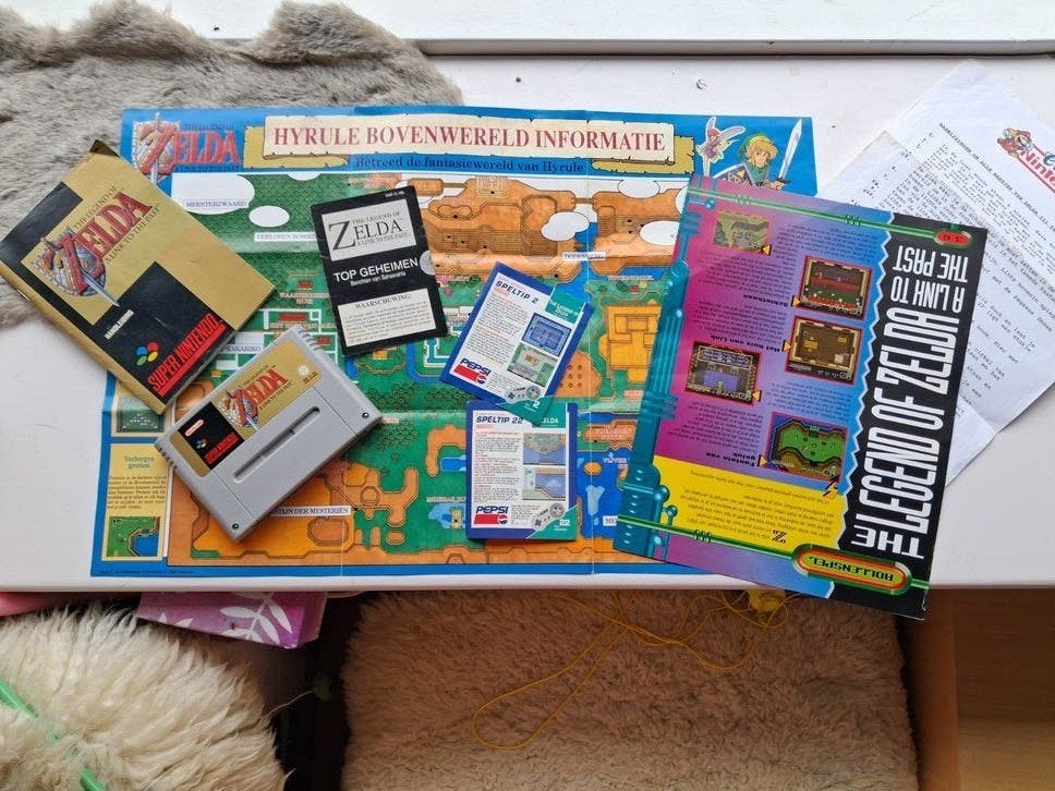 Zelda: A Link to the Past (SNES),boekje/ geheimen/kaart+++, Spelcomputers en Games, Games | Nintendo Super NES, 1 speler, Ophalen