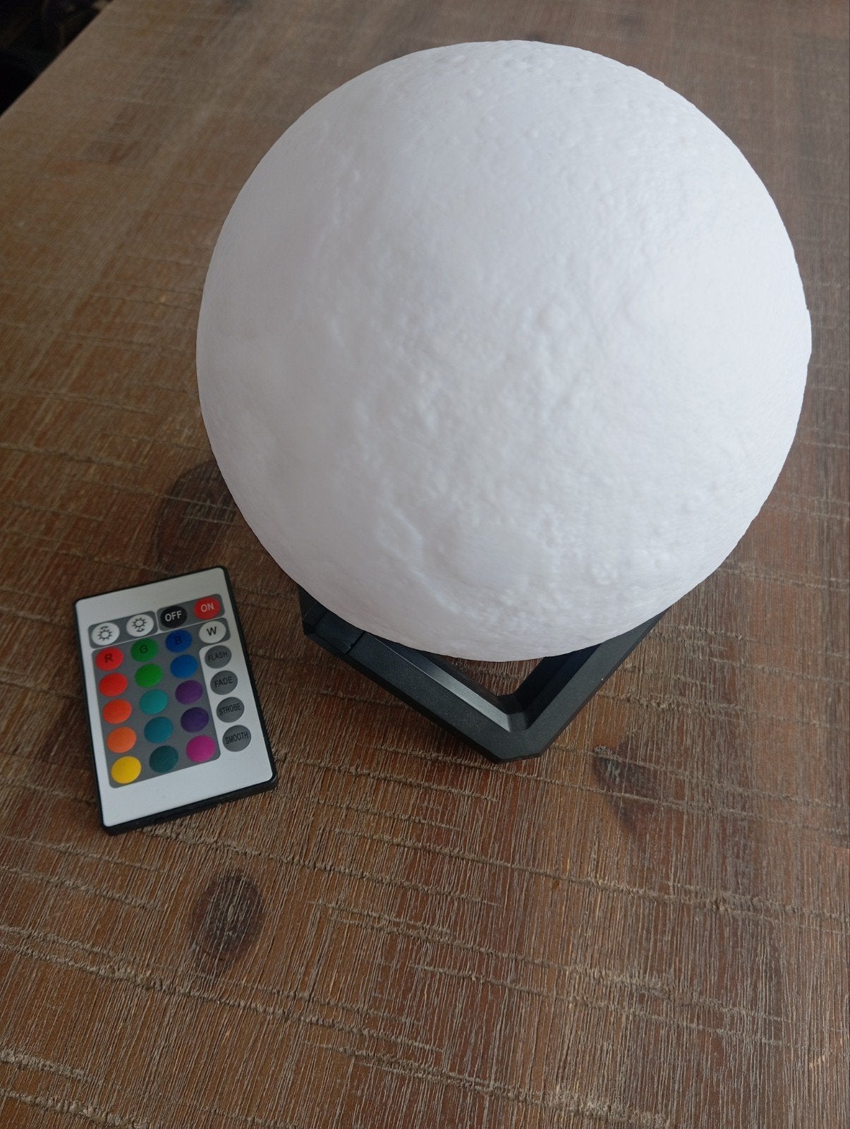Maanlamp met afstandsbediening (excl. batterijen), Huis en Inrichting, Ophalen of Verzenden, Gebruikt