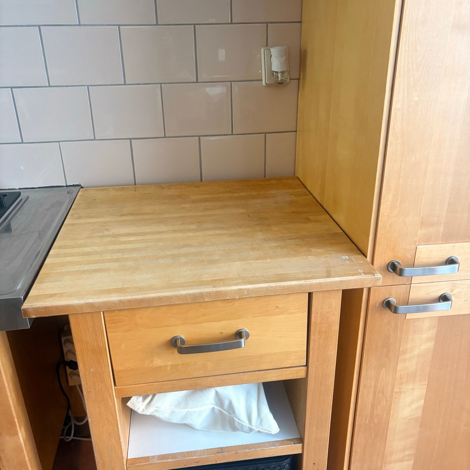Bosch Afzuigkap en Gasfornuis - Gebruikt, Ophalen, Gebruikt, 60 cm of meer, 4 kookzones