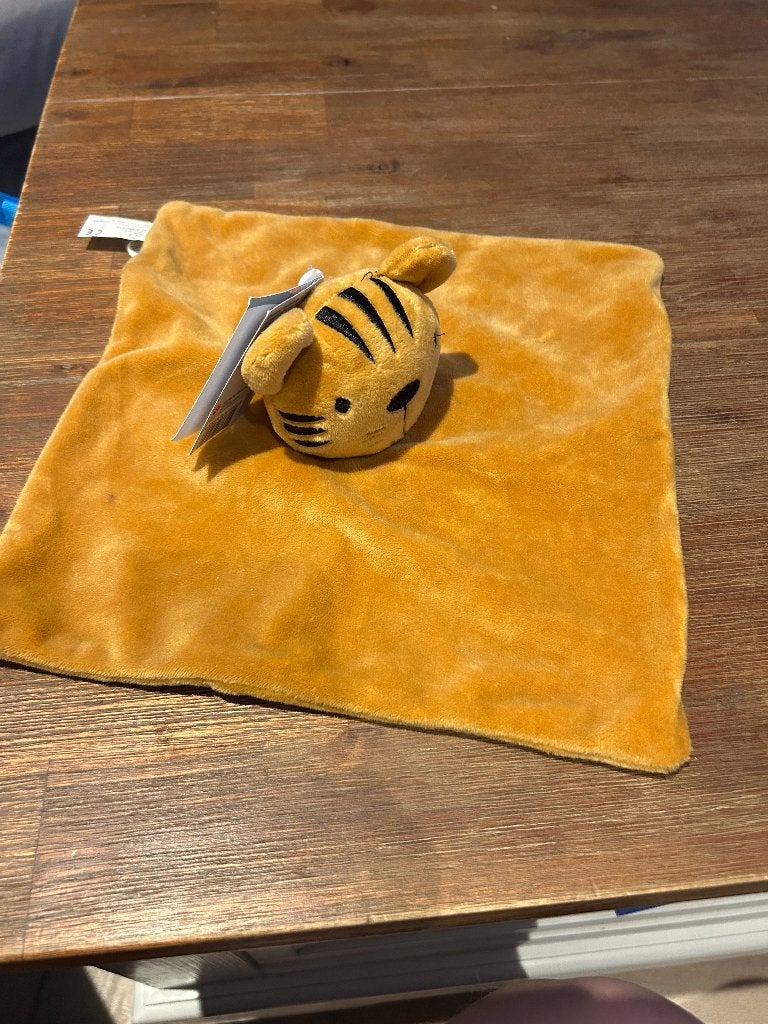 Kruidvat Knuffeldoekje Tijger, Kinderen en Baby's, Speelgoed | Knuffels en Pluche, Oranje, Overige merken, Overige karakters, Nieuw