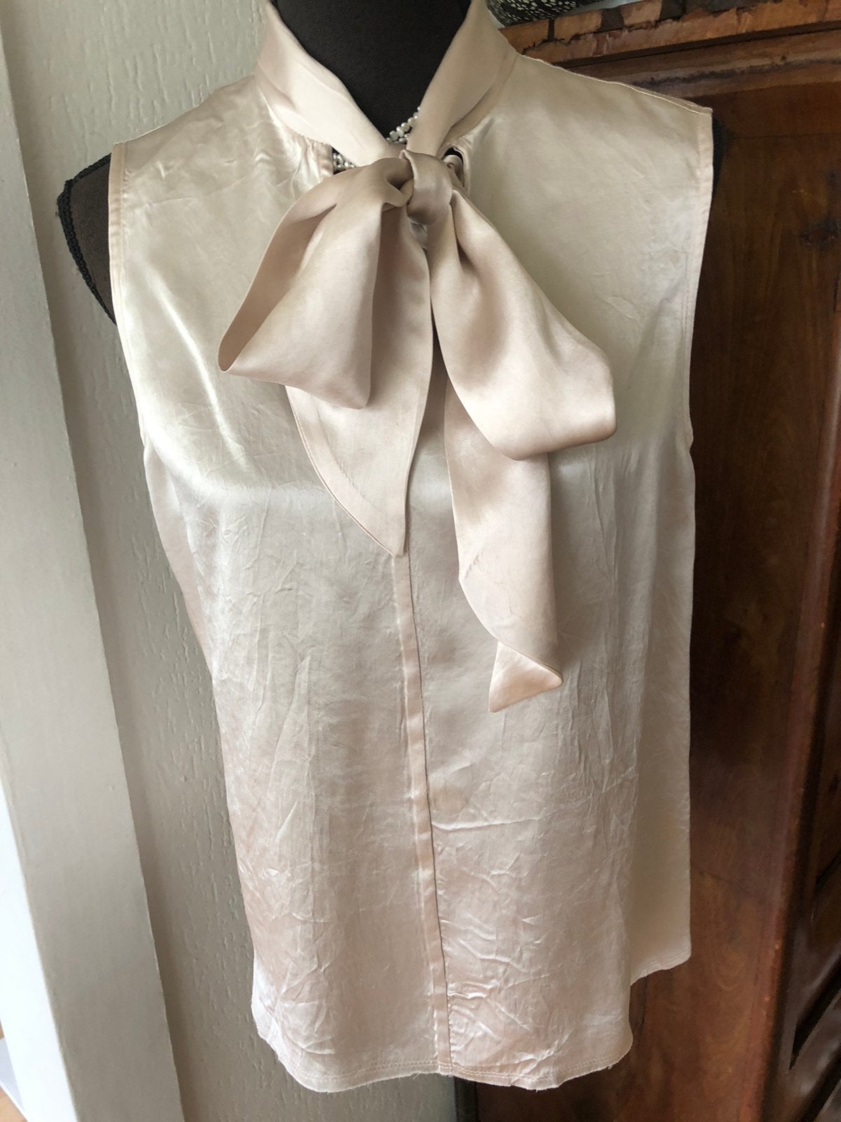 Bellerose blous maat 2, Kleding | Dames, Verzenden, Zo goed als nieuw, Maat 38/40 (M), Beige