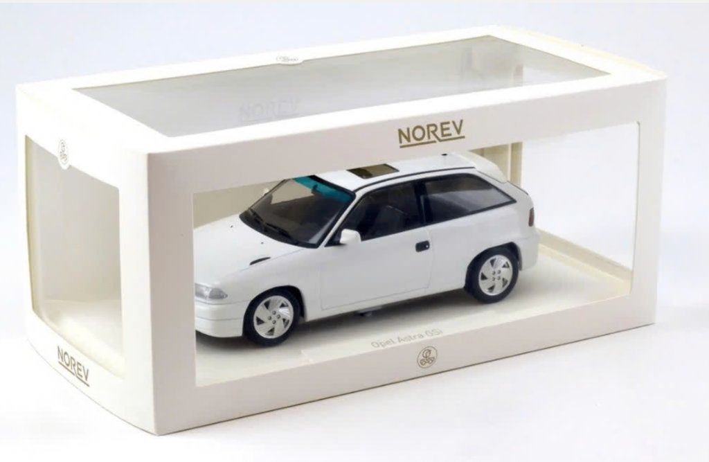 Opel Astra GSi 1991 WIT Casablanca 1/18 NOREV ref: 183673, Verzenden, Nieuw, Auto, Norev