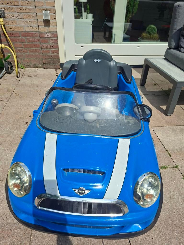 Mini Cooper S elektrische kinderauto, Kinderen en Baby's, Speelgoed | Speelgoedvoertuigen, Ophalen of Verzenden, Gebruikt