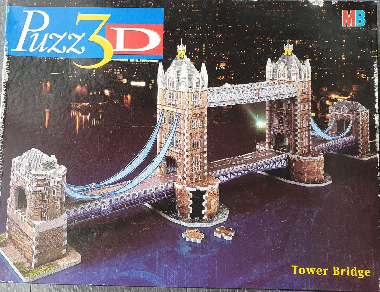 MB Puzz 3D Tower Bridge 819 stukjes, Ophalen of Verzenden