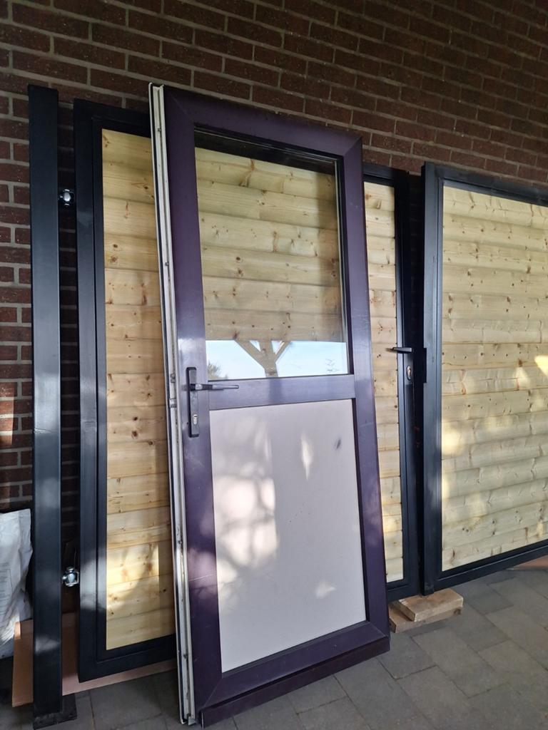 PVC poort, Doe-het-zelf en Verbouw, Ophalen of Verzenden, 120 cm of meer