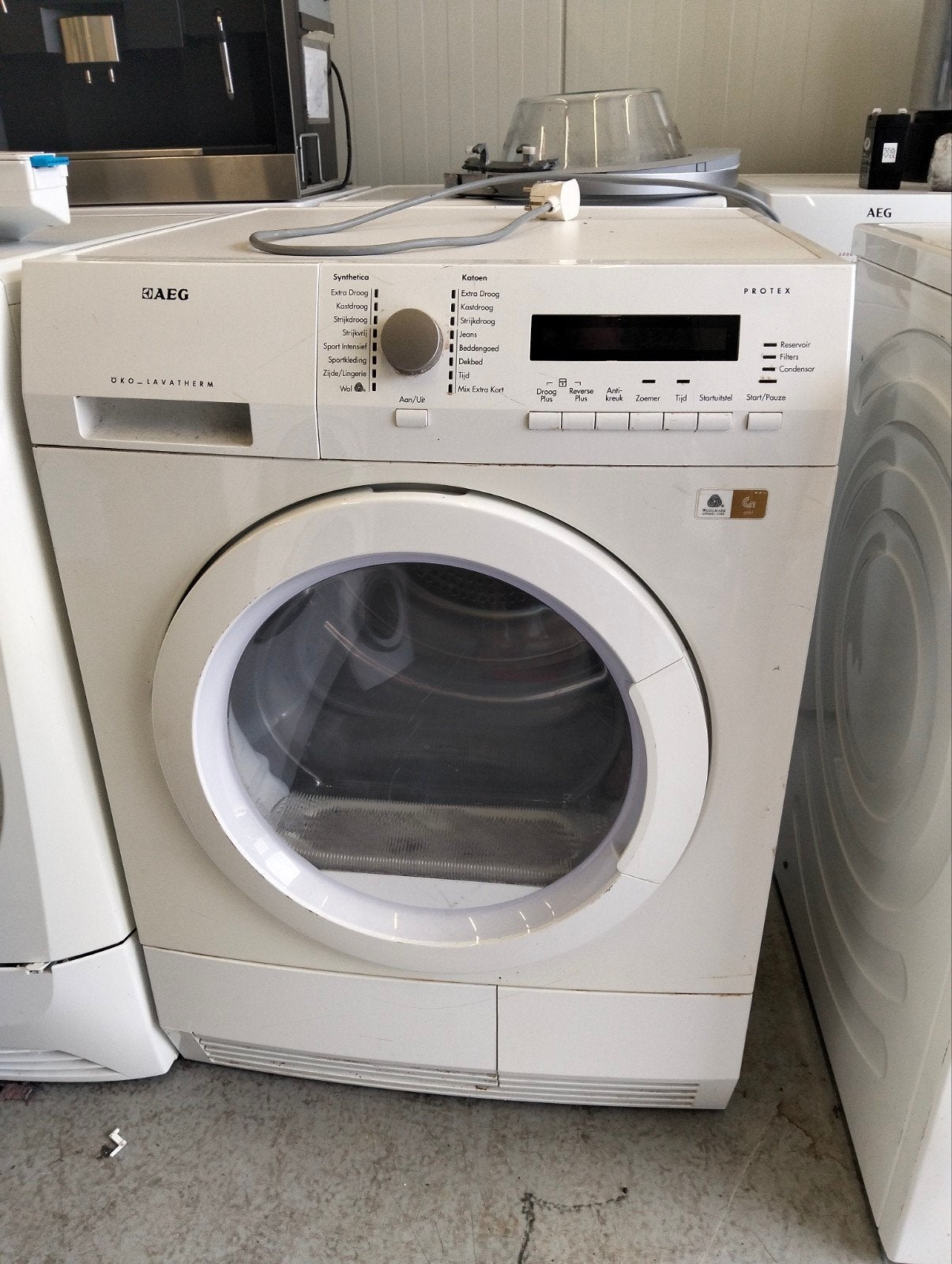 AEG Lavatherm Protex warmtepompdroger - Gebruikt, AEG, 6 tot 8 kg, Gebruikt, Ophalen of Verzenden