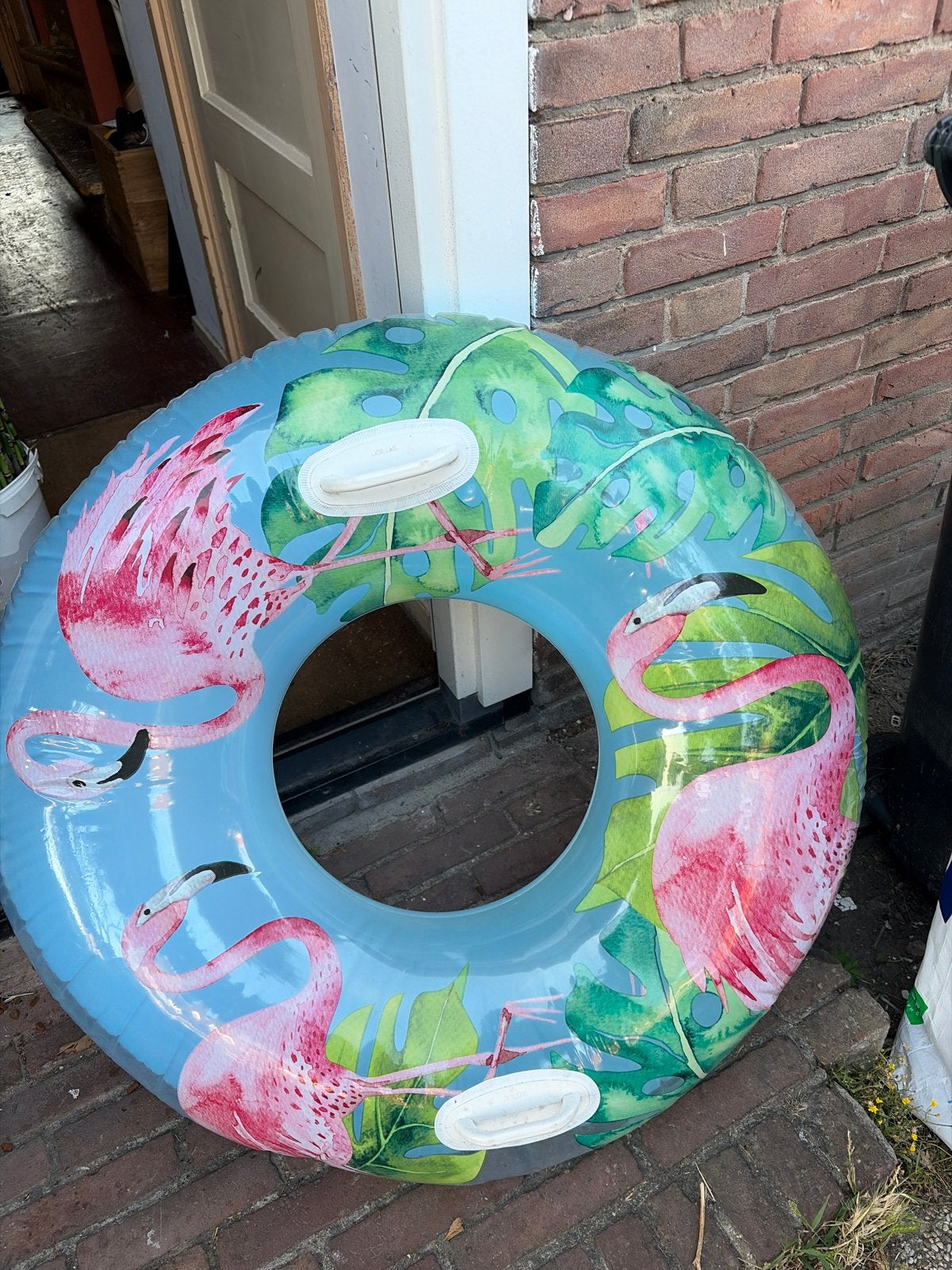 Opblaasbare zwemband met flamingo's, Ophalen of Verzenden, Zo goed als nieuw, Overige typen