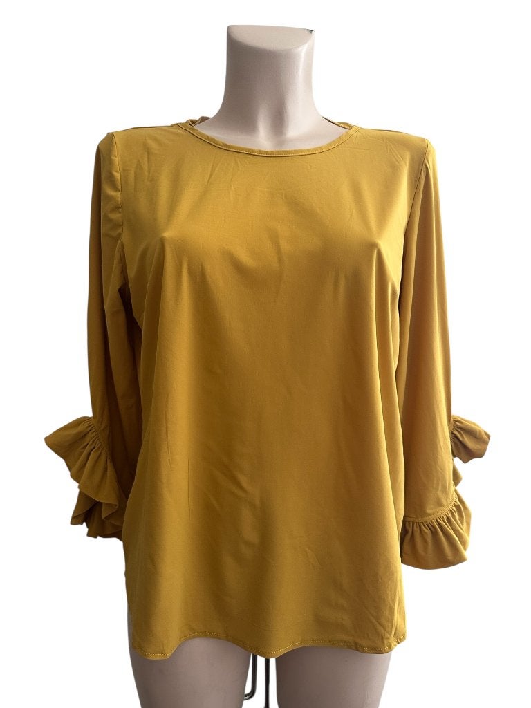 Studio Anneloes shirt lange mouw L, Geel, Ophalen of Verzenden, Zo goed als nieuw, Lange mouw