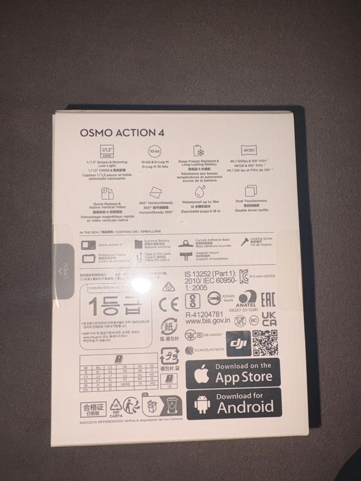 Foto 3 van DJI Osmo Action 4 Standard Combo - Nieuw in doos