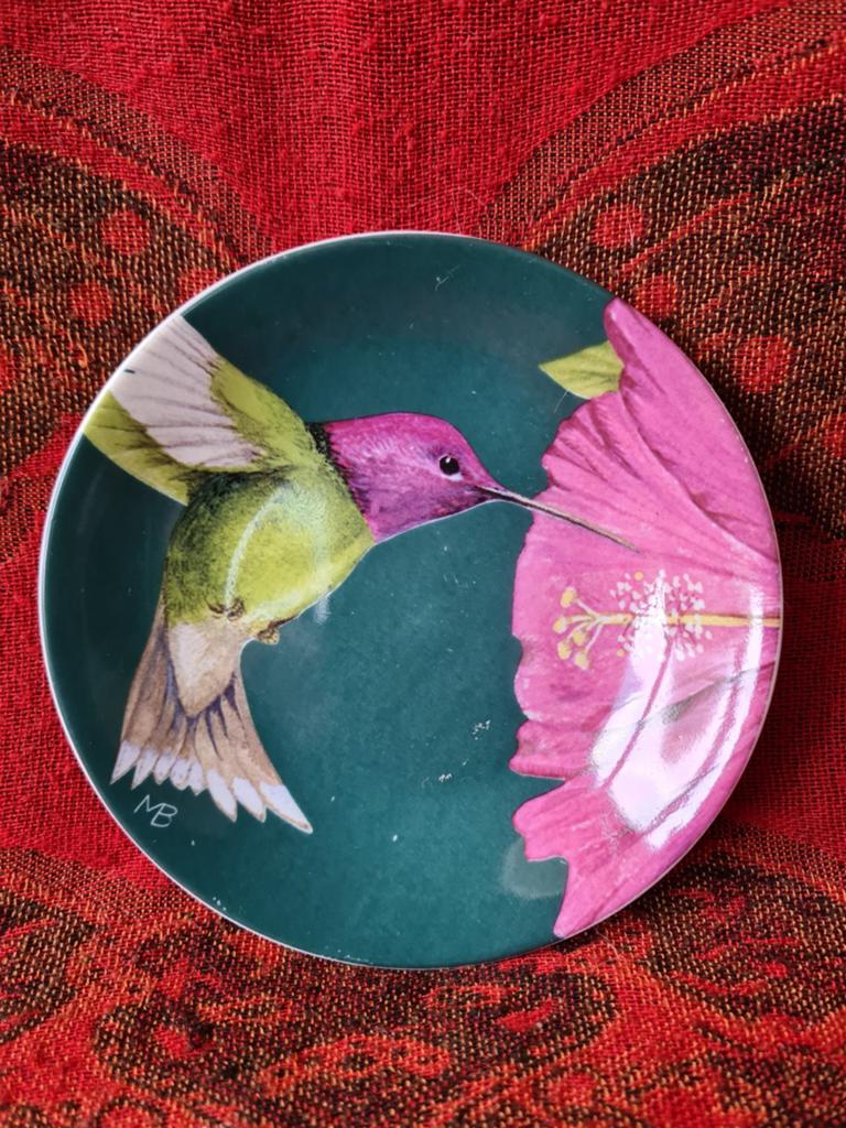 Marjolein Bastin Hummingbird petit foure bordje, Ophalen of Verzenden, Zo goed als nieuw, Bord(en), Overige stijlen