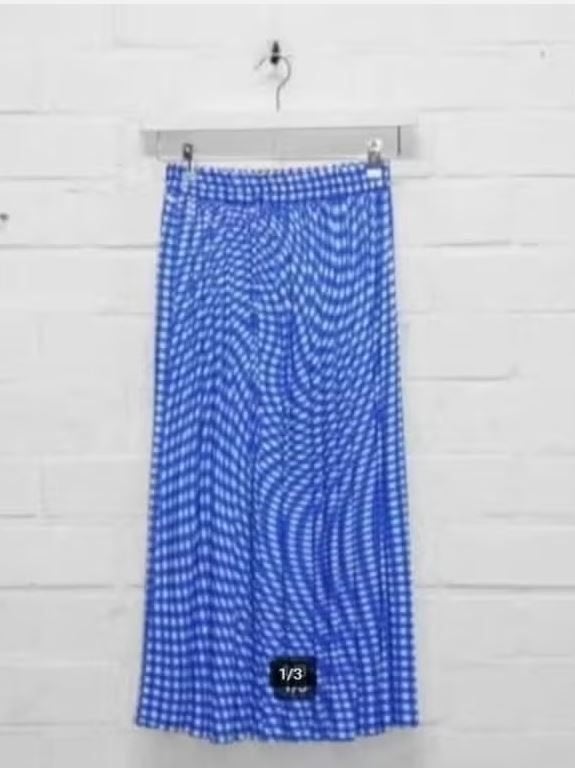 Just in Case - Prachtige rok maat 36 - Nieuw €229, Blauw, Nieuw, Ophalen of Verzenden, Maat 36 (S)