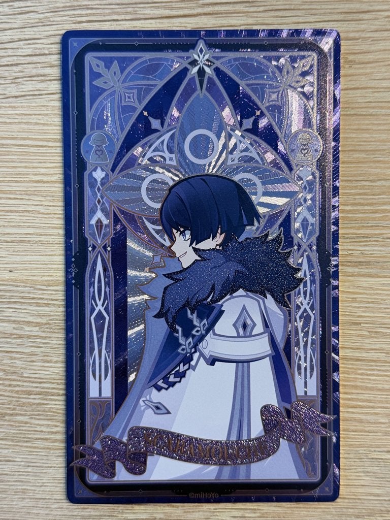 Genshin Impact Scaramouche Frost & Flame Collectie Card, Verzamelen, Poppetjes en Figuurtjes, Ophalen of Verzenden, Zo goed als nieuw