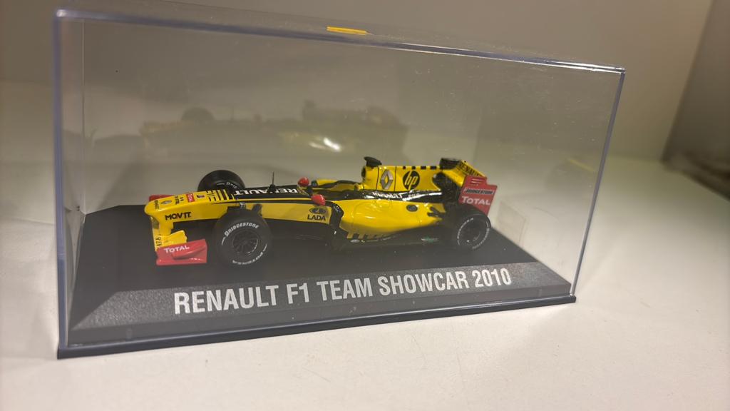 F1 renault team showcar 2010 norev 1.43, Auto, Norev, Ophalen of Verzenden, A