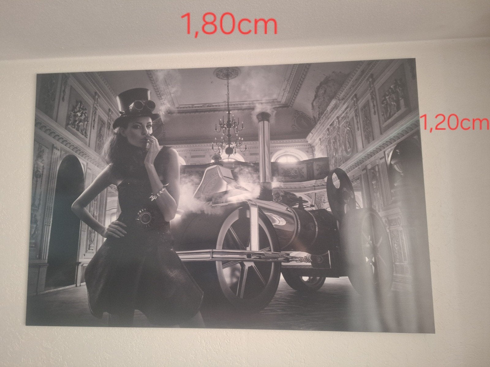 mooi plexiglas foto 1,80x1,20cm, 125 cm of meer, Ophalen of Verzenden, Zo goed als nieuw, Foto of Poster