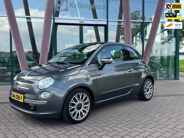 Fiat 500 0.9 TwinAir Lounge/NL auto/xenon/pdc/clima/blue&me/, Auto's, Fiat, Voorwielaandrijving, Euro 5, 86 pk, Gebruikt