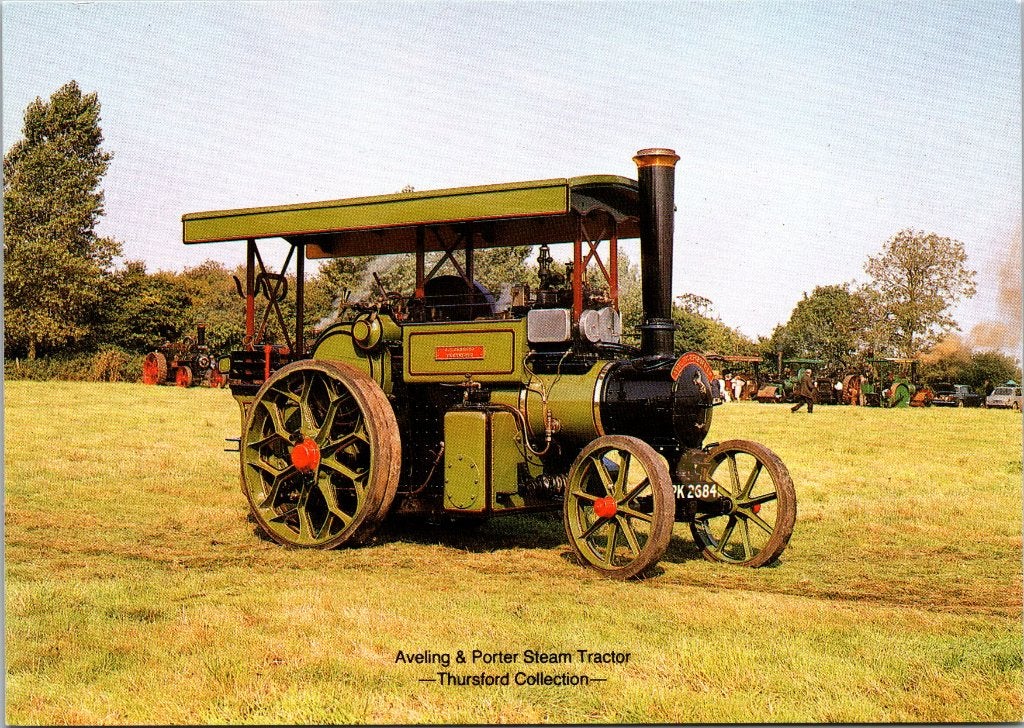 Historische stoommachines - 12 ansichtkaarten III, Ophalen of Verzenden, Zo goed als nieuw, Auto's