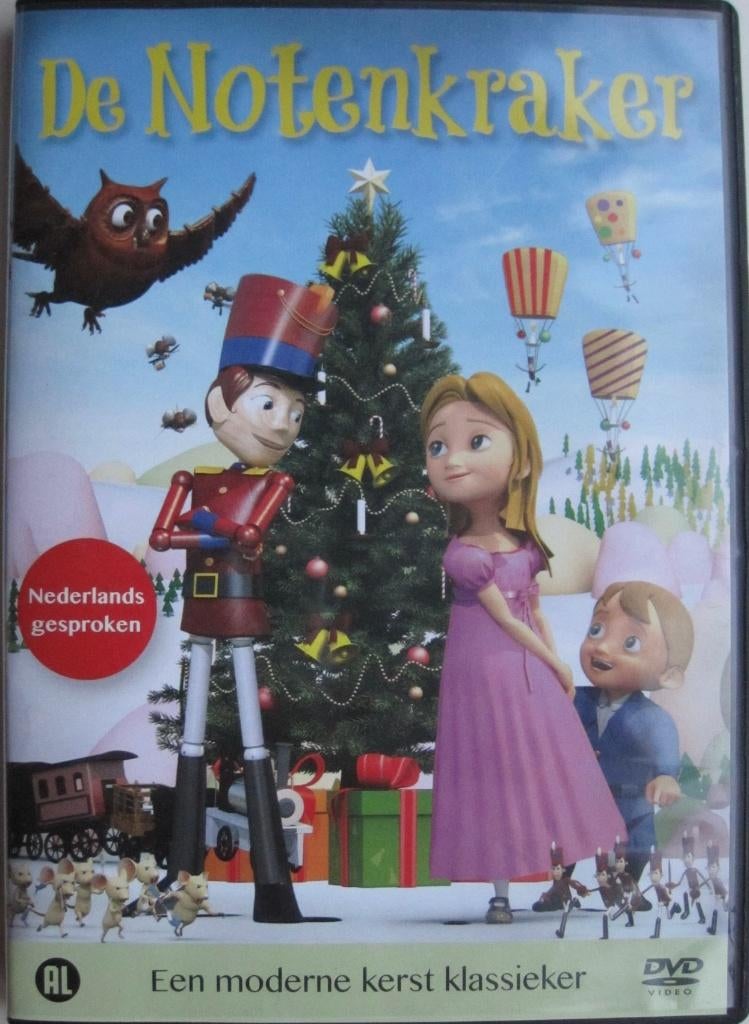 De Notenkraker - animatie film en balletvoorstelling, Cd's en Dvd's, Europees, Alle leeftijden, Ophalen of Verzenden, Zo goed als nieuw