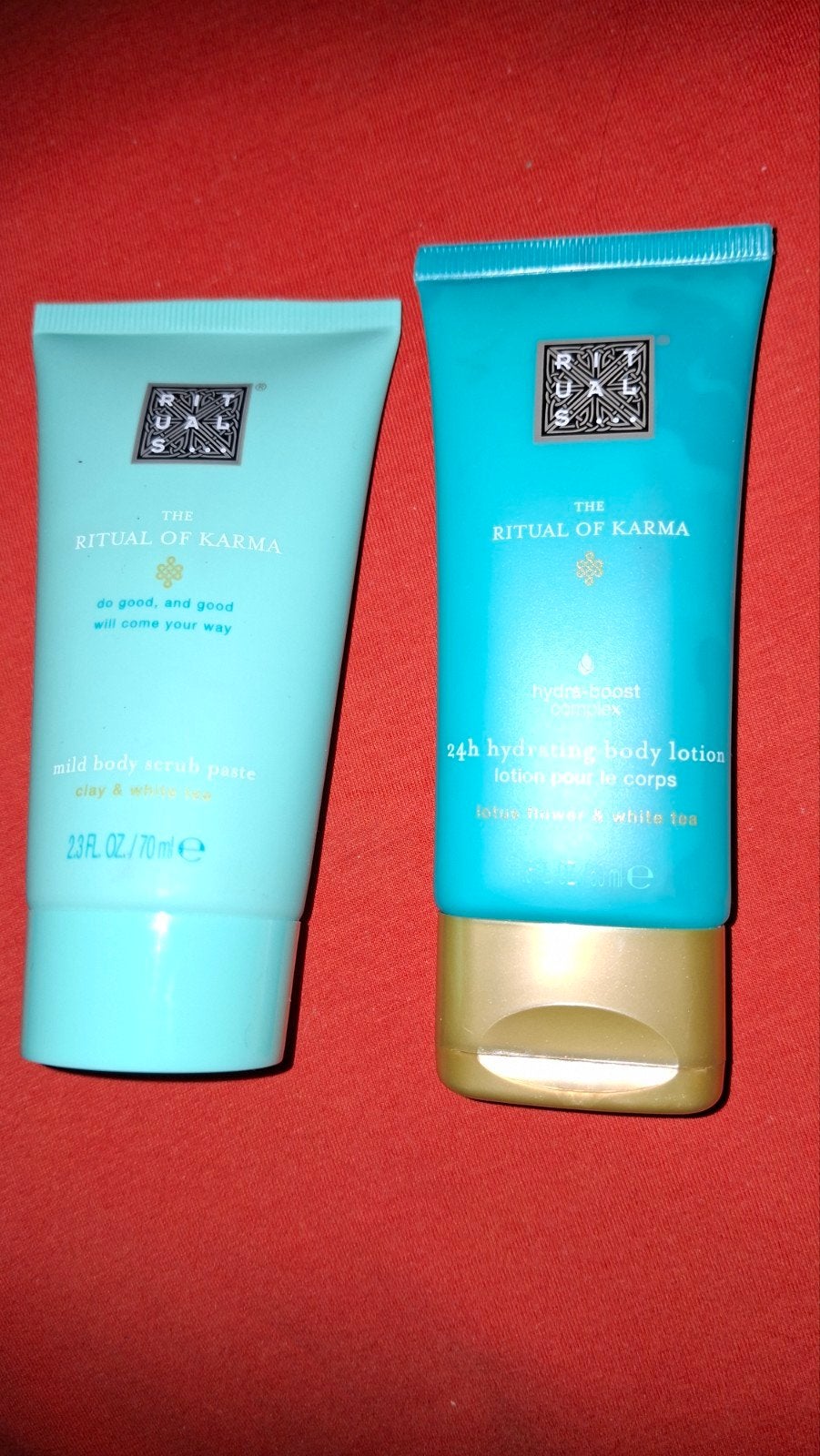 Rituals The Ritual of Karma Set: Body Scrub & Body Lotion, Ophalen of Verzenden
