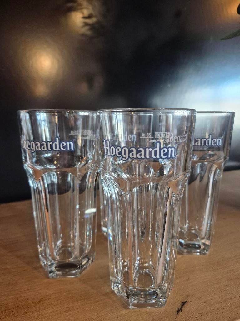 4x Hoegaarden Glas, Ophalen, Zo goed als nieuw, Overige typen