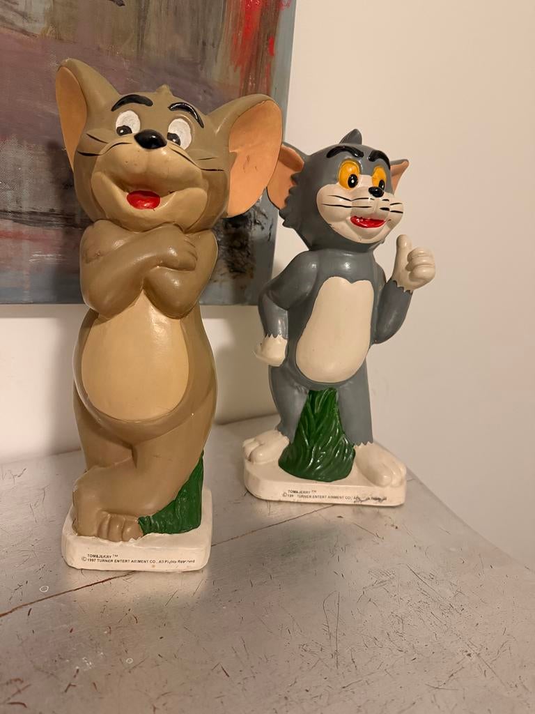 Antieke Tom & Jerry Beeldjes - Turner Entertainment 1997, Ophalen of Verzenden, Gebruikt
