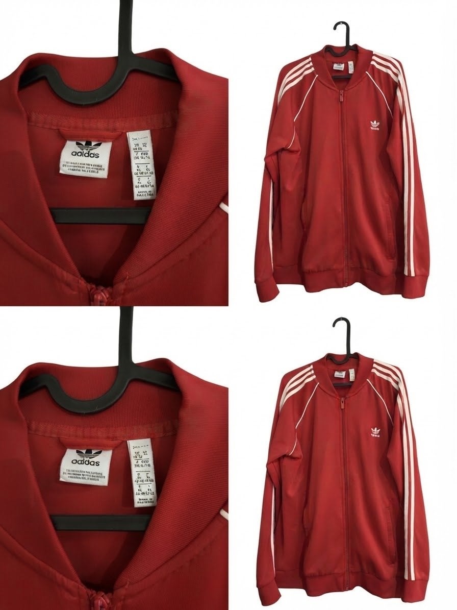 Adidas Originals Trainingsjack Rood Maat L, Maat 52/54 (L), Ophalen of Verzenden, Zo goed als nieuw, Rood