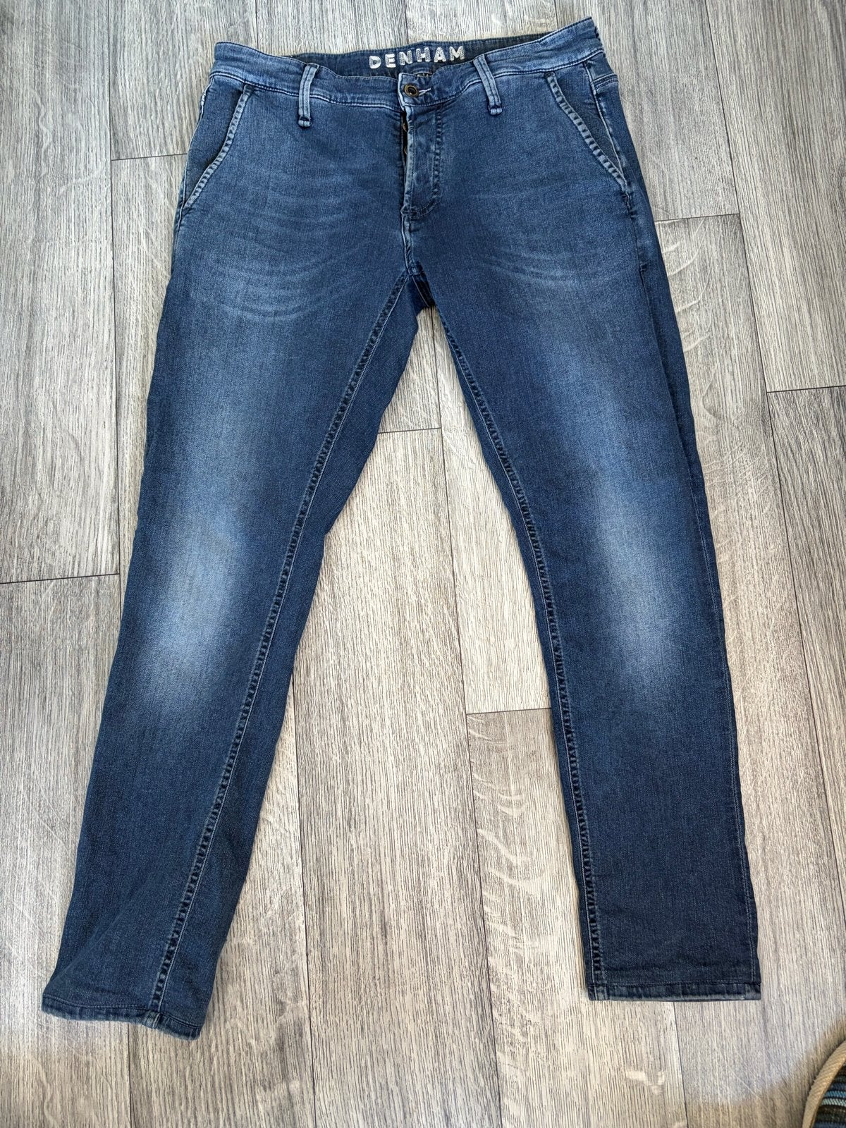 Denham York Slim Tapered Fit Jeans W31 L32, Ophalen of Verzenden, Zo goed als nieuw, Blauw, W32 (confectie 46) of kleiner
