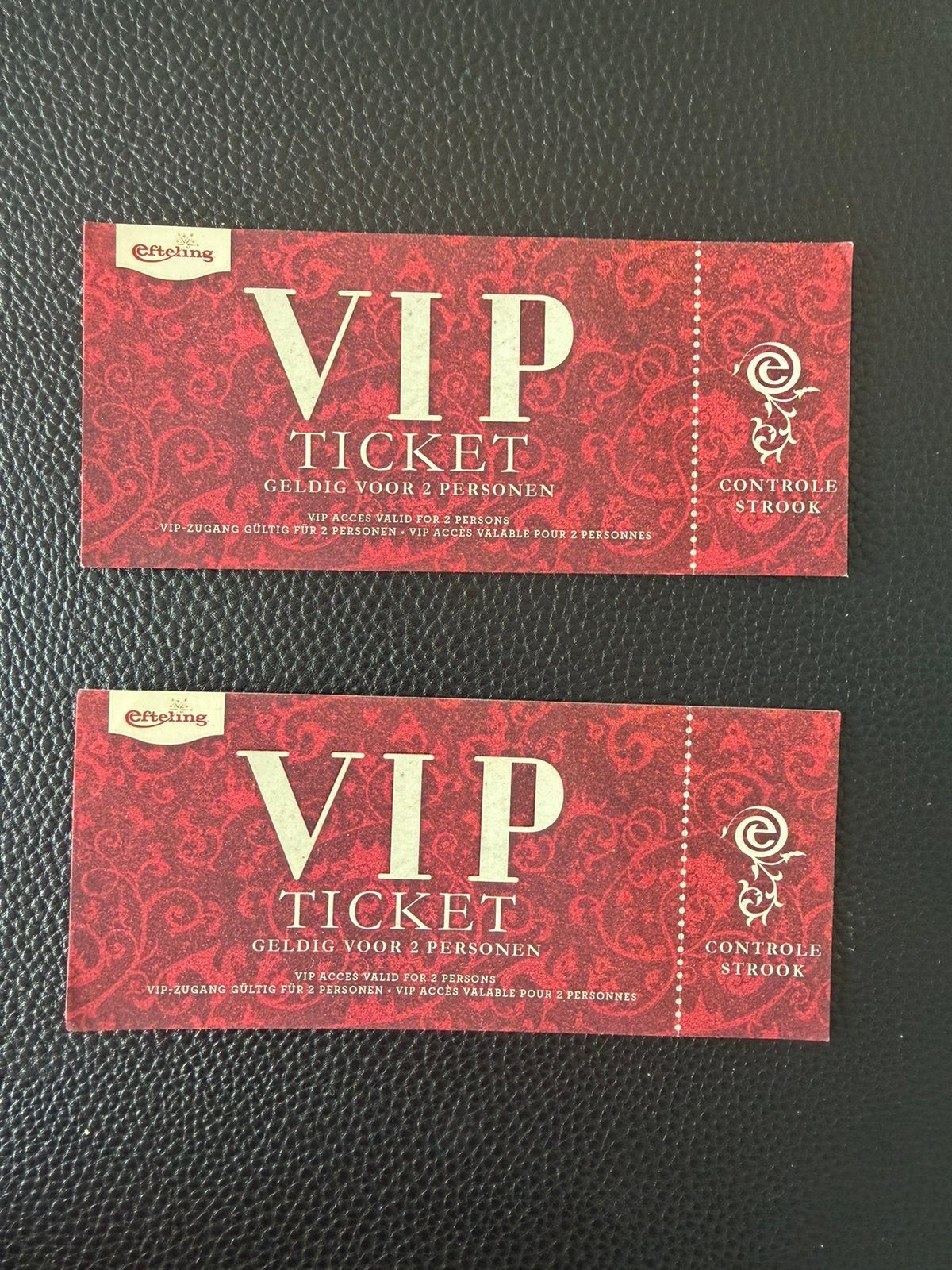 Vip tickets om de wachtrij over te slaan bij een attractie, Twee personen, Ticket of Toegangskaart