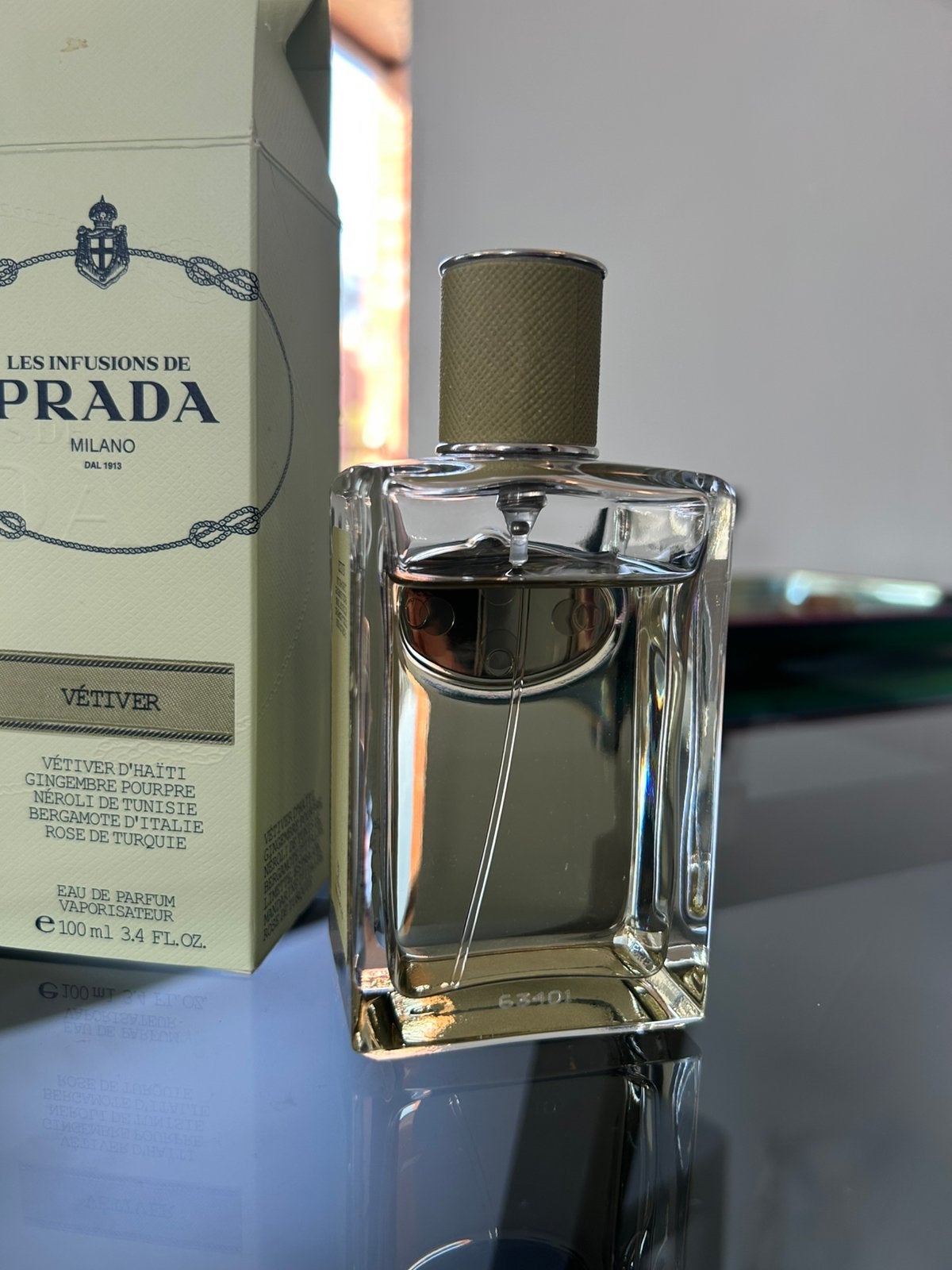 Prada Infusion Vetiver & Amanda 100ml, Ophalen of Verzenden, Zo goed als nieuw