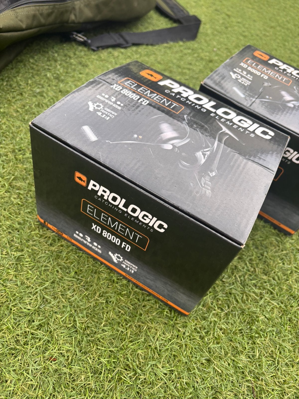 Sonik xtractor 10 ft 3,25 lbs 2x + Prologic element XD 8000, Ophalen, Zo goed als nieuw, Complete set