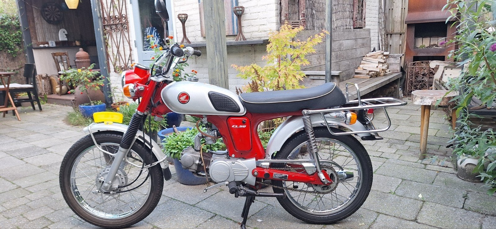Honda CL50 Bromfiets - Klassieke Stijl, Betrouwbare Rit, Fietsen en Brommers, Ophalen, Gebruikt, Maximaal 45 km/u, Honda