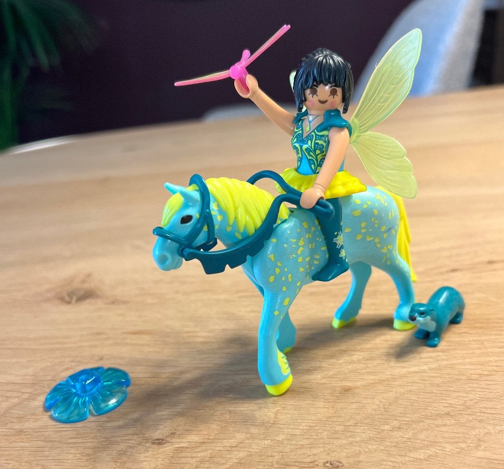 Playmobil Waterfee met paard 9137, Gebruikt, Complete set, Overige typen, Ophalen of Verzenden