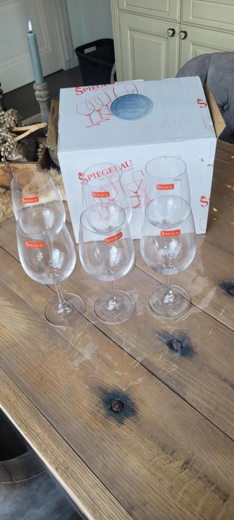 Set van 6 Spiegelau rode wijn wijnglazen **NIEUW**, Glas of Glazen, Nieuw, Ophalen of Verzenden, Glas