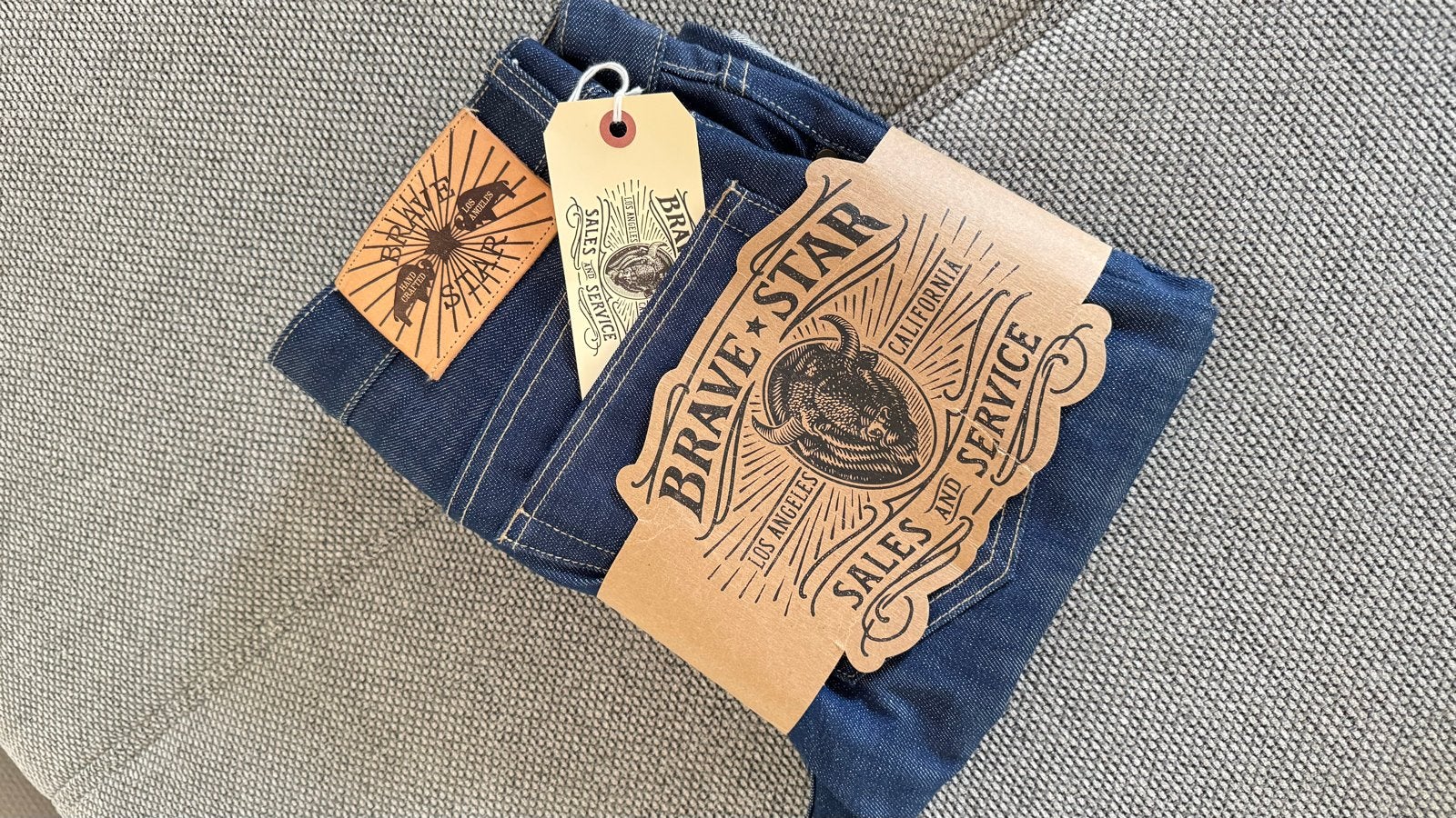 Brave Star Slim Straight 14oz Sky Slub Selvedge Denim, Kleding | Heren, Spijkerbroeken en Jeans, Ophalen of Verzenden, Nieuw, Blauw